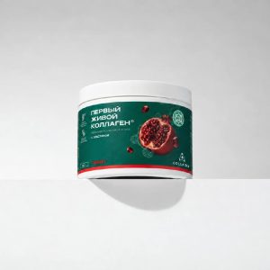 Живой коллаген халяль со вкусом гранат, 500 гр., курс на 45 дней